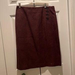 J. Crew Reddish Brown pencil skirt sz 8 NEW NWT